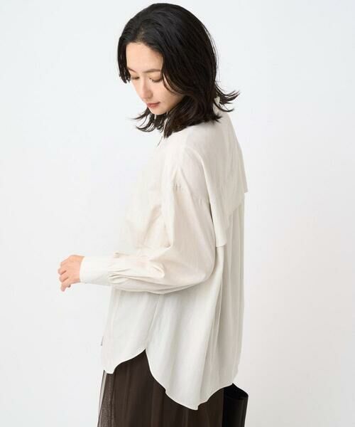 GEORGES RECH / ジョルジュ・レッシュ シャツ・ブラウス | フリルヨークバックタックブラウス | 詳細15