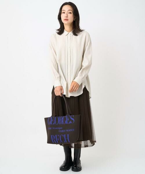 GEORGES RECH / ジョルジュ・レッシュ シャツ・ブラウス | フリルヨークバックタックブラウス | 詳細7