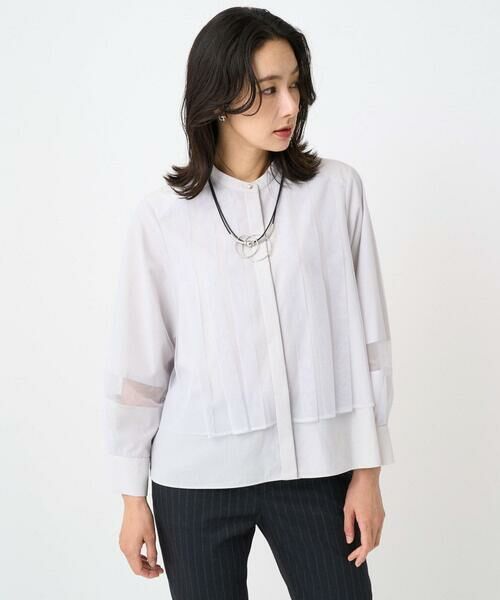 GEORGES RECH / ジョルジュ・レッシュ シャツ・ブラウス | シアーチュールレイヤードブラウス | 詳細1