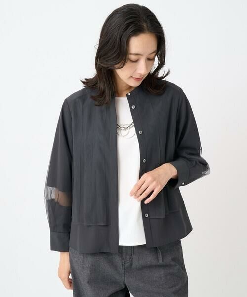 GEORGES RECH / ジョルジュ・レッシュ シャツ・ブラウス | シアーチュールレイヤードブラウス | 詳細2