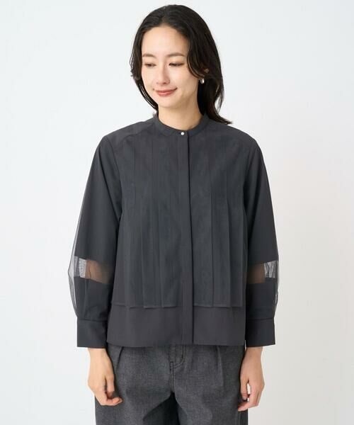 GEORGES RECH / ジョルジュ・レッシュ シャツ・ブラウス | シアーチュールレイヤードブラウス | 詳細4