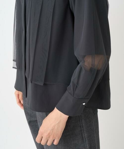 GEORGES RECH / ジョルジュ・レッシュ シャツ・ブラウス | シアーチュールレイヤードブラウス | 詳細8