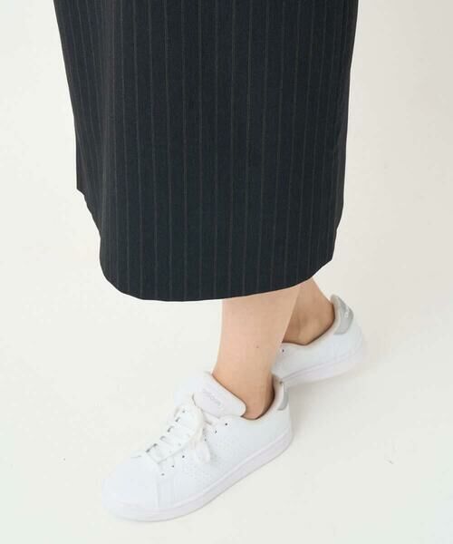 GEORGES RECH / ジョルジュ・レッシュ ロング・マキシ丈スカート | ストライプVネックジャンパースカート | 詳細7