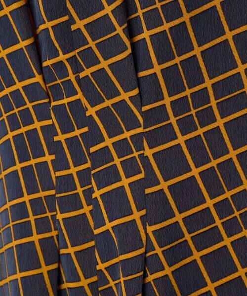 GEORGES RECH / ジョルジュ・レッシュ ロング・マキシ丈ワンピース | Aラインオパールチェックワンピース | 詳細9