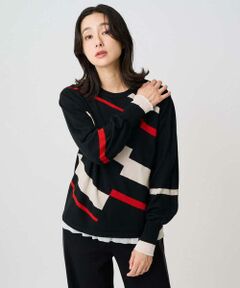 GEORGES RECH / ジョルジュ・レッシュ ニット・セーター | レクタングルインターシャニット