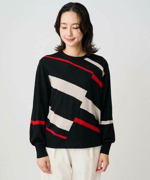 GEORGES RECH / ジョルジュ・レッシュ ニット・セーター | レクタングルインターシャニット | 詳細12