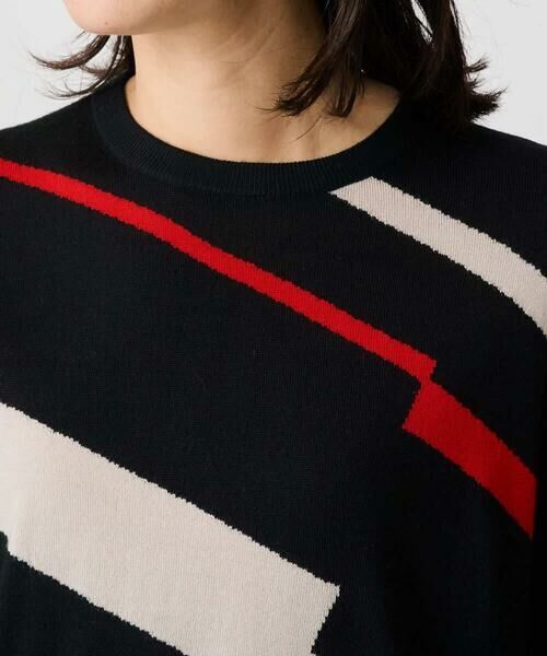 GEORGES RECH / ジョルジュ・レッシュ ニット・セーター | レクタングルインターシャニット | 詳細15