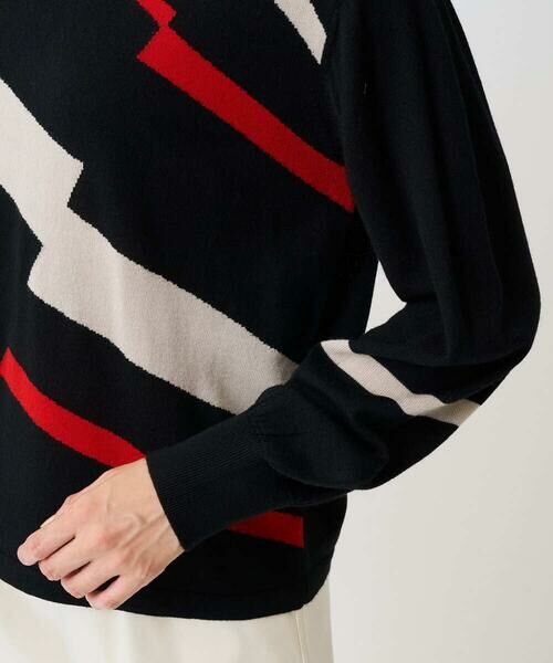 GEORGES RECH / ジョルジュ・レッシュ ニット・セーター | レクタングルインターシャニット | 詳細16