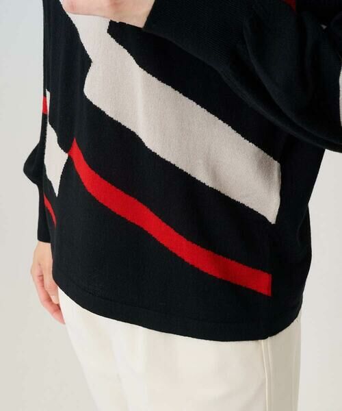 GEORGES RECH / ジョルジュ・レッシュ ニット・セーター | レクタングルインターシャニット | 詳細17