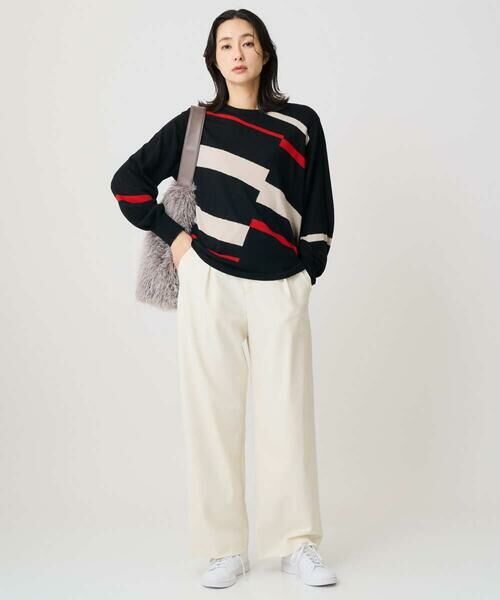 GEORGES RECH / ジョルジュ・レッシュ ニット・セーター | レクタングルインターシャニット | 詳細22