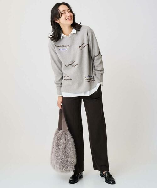 GEORGES RECH / ジョルジュ・レッシュ ニット・セーター | ロゴ刺繍ウールニット | 詳細17