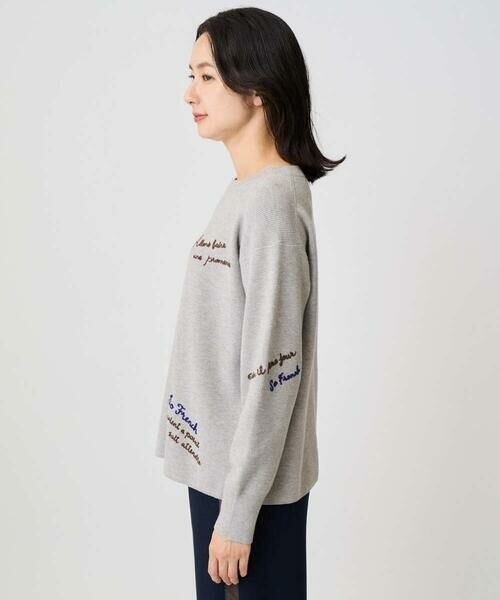 GEORGES RECH / ジョルジュ・レッシュ ニット・セーター | ロゴ刺繍ウールニット | 詳細5