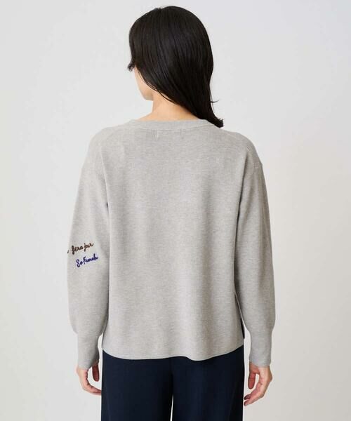 GEORGES RECH / ジョルジュ・レッシュ ニット・セーター | ロゴ刺繍ウールニット | 詳細6