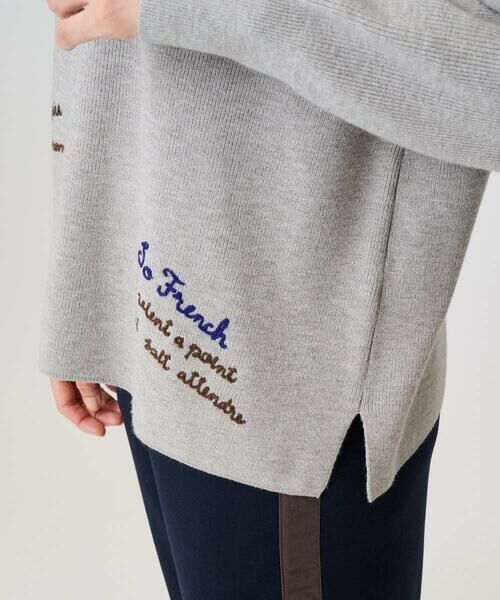 GEORGES RECH / ジョルジュ・レッシュ ニット・セーター | ロゴ刺繍ウールニット | 詳細9