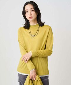 GEORGES RECH / ジョルジュ・レッシュ ニット・セーター | [アンサンブル対応]ウォッシャブルウールセミハイネックニット