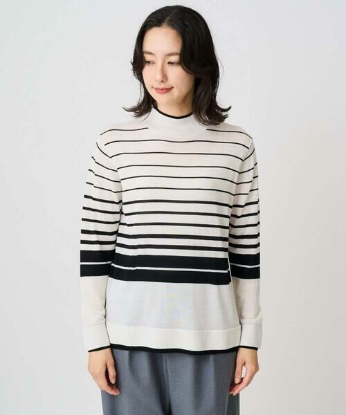 GEORGES RECH / ジョルジュ・レッシュ ニット・セーター | [アンサンブル対応]ウォッシャブルウールセミハイネックニット | 詳細10