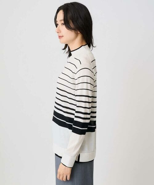 GEORGES RECH / ジョルジュ・レッシュ ニット・セーター | [アンサンブル対応]ウォッシャブルウールセミハイネックニット | 詳細11