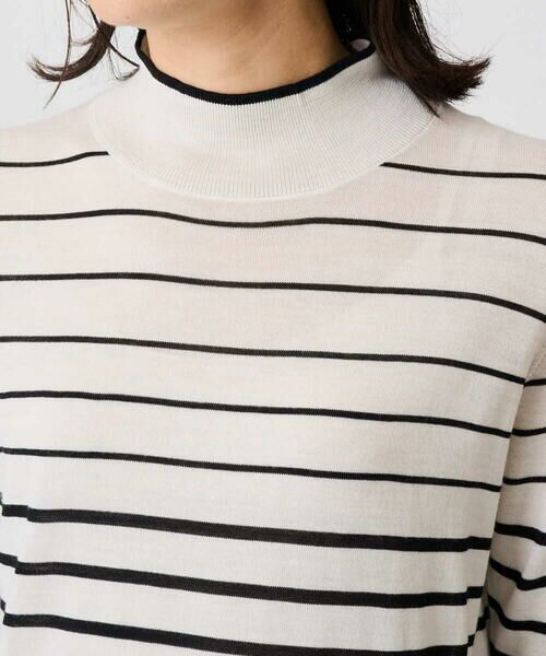 GEORGES RECH / ジョルジュ・レッシュ ニット・セーター | [アンサンブル対応]ウォッシャブルウールセミハイネックニット | 詳細13