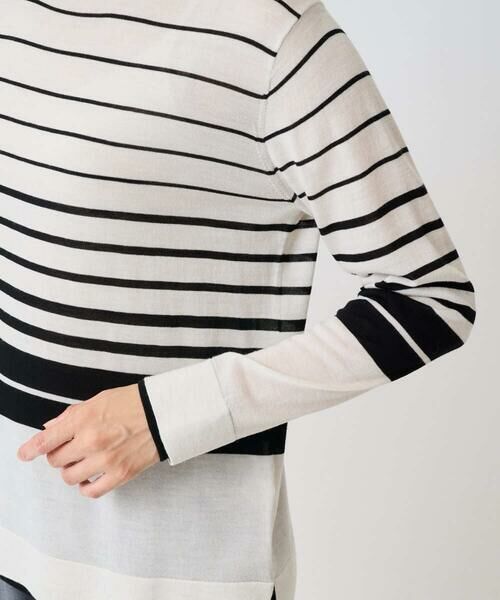 GEORGES RECH / ジョルジュ・レッシュ ニット・セーター | [アンサンブル対応]ウォッシャブルウールセミハイネックニット | 詳細14