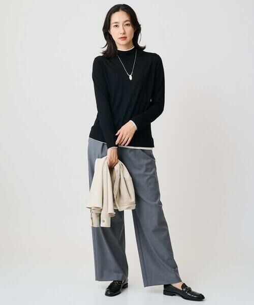 GEORGES RECH / ジョルジュ・レッシュ ニット・セーター | [アンサンブル対応]ウォッシャブルウールセミハイネックニット | 詳細24