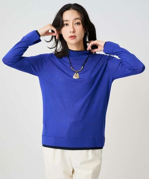 GEORGES RECH / ジョルジュ・レッシュ ニット・セーター | [アンサンブル対応]ウォッシャブルウールセミハイネックニット | 詳細3