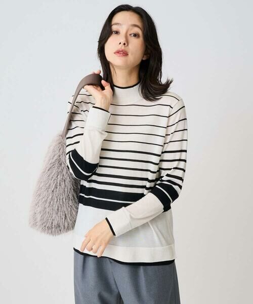 GEORGES RECH / ジョルジュ・レッシュ ニット・セーター | [アンサンブル対応]ウォッシャブルウールセミハイネックニット | 詳細9