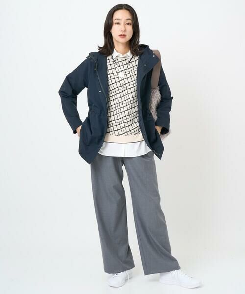 GEORGES RECH / ジョルジュ・レッシュ ニット・セーター | [日本製]配色デザイン8分袖ジャージーニット | 詳細17