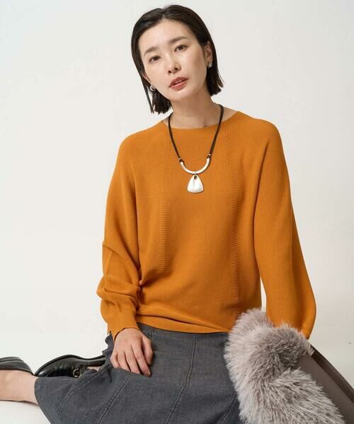 GEORGES RECH / ジョルジュ・レッシュ ニット・セーター | [日本製]ガーター編みニットプルオーバー | 詳細1