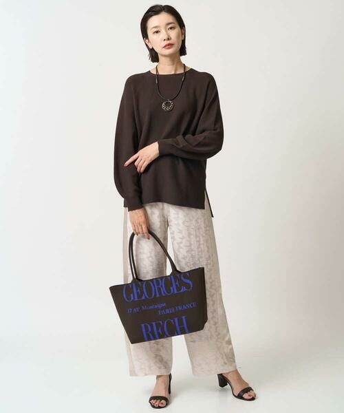 GEORGES RECH / ジョルジュ・レッシュ ニット・セーター | [日本製]ガーター編みニットプルオーバー | 詳細16