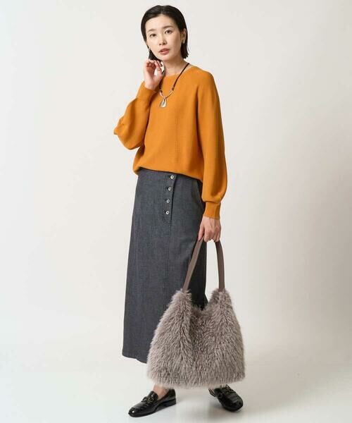 GEORGES RECH / ジョルジュ・レッシュ ニット・セーター | [日本製]ガーター編みニットプルオーバー | 詳細18