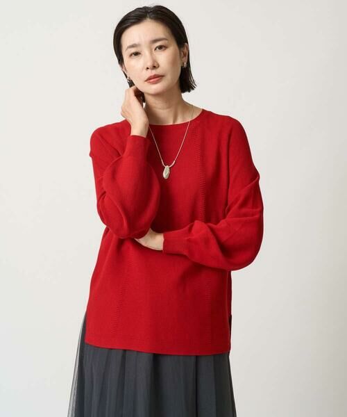 GEORGES RECH / ジョルジュ・レッシュ ニット・セーター | [日本製]ガーター編みニットプルオーバー | 詳細2