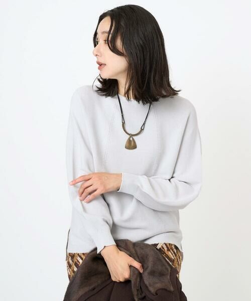 GEORGES RECH / ジョルジュ・レッシュ ニット・セーター | [日本製]ガーター編みニットプルオーバー | 詳細3