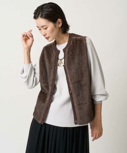 GEORGES RECH / ジョルジュ・レッシュ ニット・セーター | [日本製]ガーター編みニットプルオーバー | 詳細4