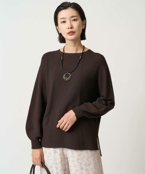 GEORGES RECH / ジョルジュ・レッシュ ニット・セーター | [日本製]ガーター編みニットプルオーバー | 詳細5