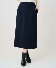 GEORGES RECH / ジョルジュ・レッシュ ロング・マキシ丈スカート | ストレッチダンボールセミタイトスカート