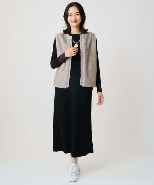 GEORGES RECH / ジョルジュ・レッシュ ロング・マキシ丈スカート | ストレッチダンボールセミタイトスカート | 詳細19