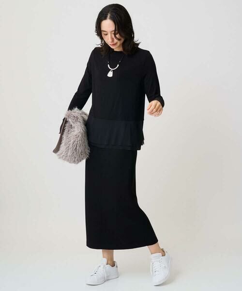 GEORGES RECH / ジョルジュ・レッシュ ロング・マキシ丈スカート | ストレッチダンボールセミタイトスカート | 詳細20