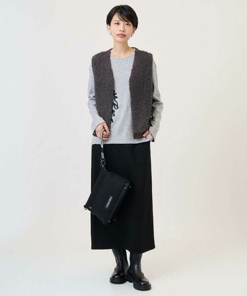 GEORGES RECH / ジョルジュ・レッシュ ロング・マキシ丈スカート | ストレッチダンボールセミタイトスカート | 詳細21