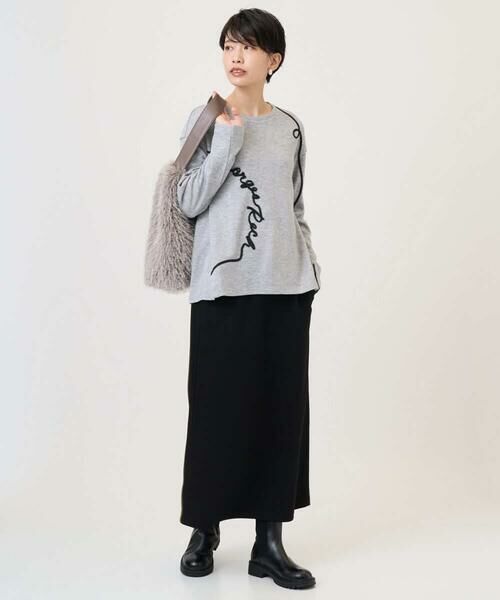 GEORGES RECH / ジョルジュ・レッシュ ロング・マキシ丈スカート | ストレッチダンボールセミタイトスカート | 詳細22