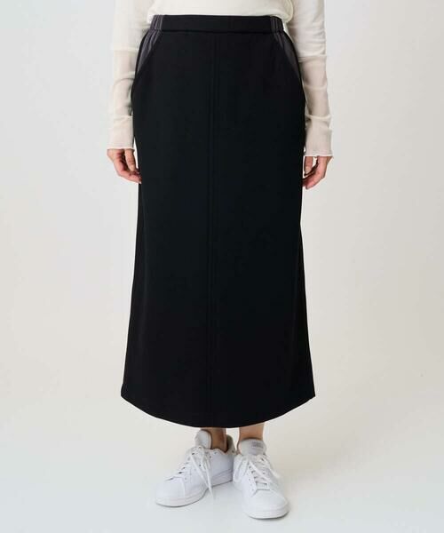GEORGES RECH / ジョルジュ・レッシュ ロング・マキシ丈スカート | ストレッチダンボールセミタイトスカート | 詳細4