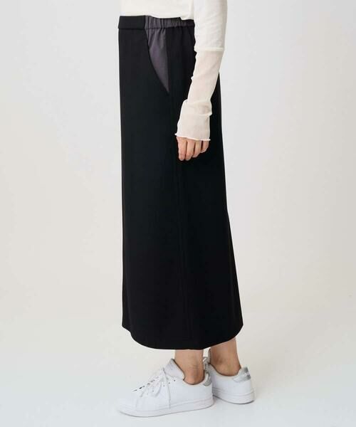 GEORGES RECH / ジョルジュ・レッシュ ロング・マキシ丈スカート | ストレッチダンボールセミタイトスカート | 詳細5