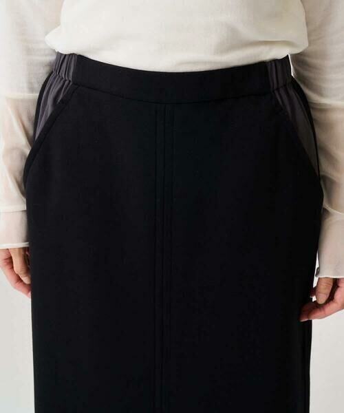 GEORGES RECH / ジョルジュ・レッシュ ロング・マキシ丈スカート | ストレッチダンボールセミタイトスカート | 詳細8