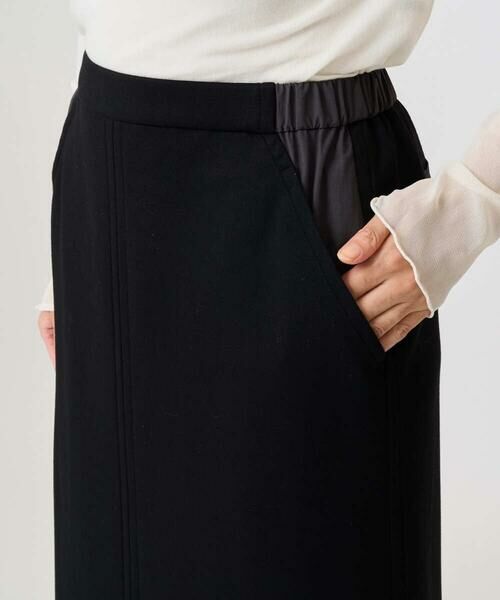 GEORGES RECH / ジョルジュ・レッシュ ロング・マキシ丈スカート | ストレッチダンボールセミタイトスカート | 詳細9