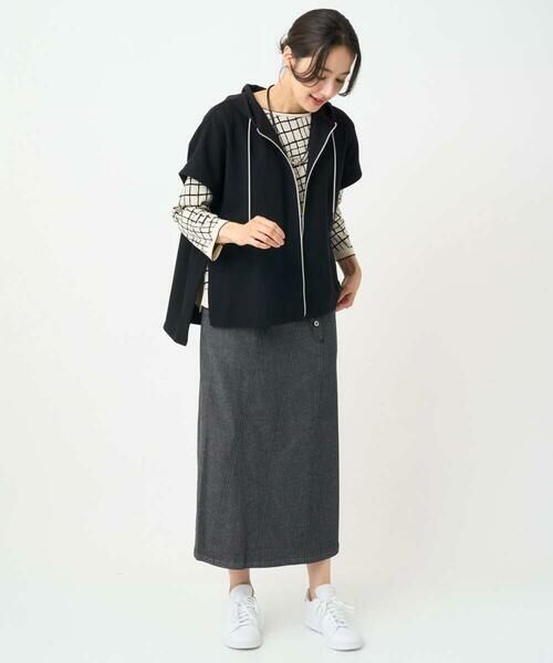 GEORGES RECH / ジョルジュ・レッシュ ロング・マキシ丈スカート | [セットアップ対応]セミタイトブラックデニムスカート | 詳細13