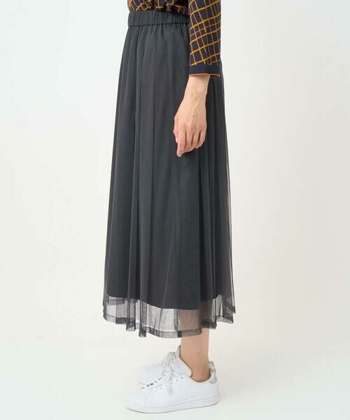 GEORGES RECH / ジョルジュ・レッシュ ロング・マキシ丈スカート | シアーチュールギャザースカート | 詳細3