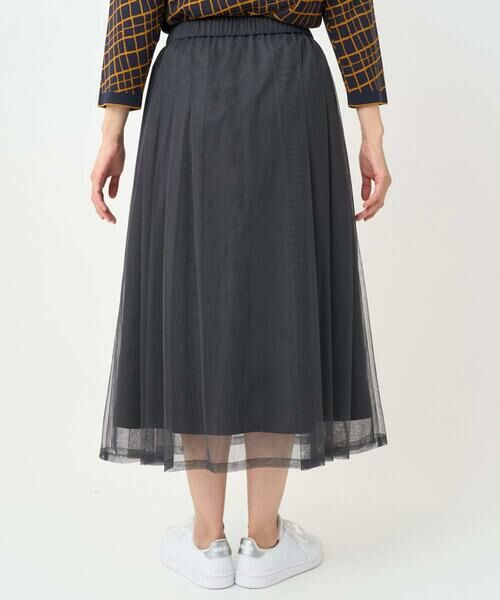 GEORGES RECH / ジョルジュ・レッシュ ロング・マキシ丈スカート | シアーチュールギャザースカート | 詳細4