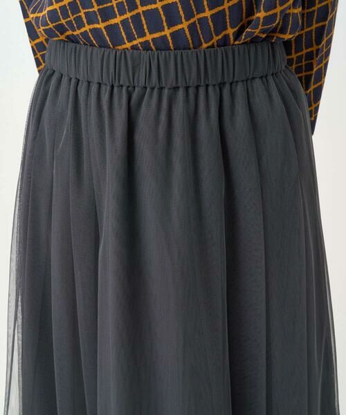 GEORGES RECH / ジョルジュ・レッシュ ロング・マキシ丈スカート | シアーチュールギャザースカート | 詳細5