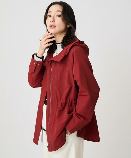 GEORGES RECH/ジョルジュ・レッシュ ナイロンラウンドヘムマウンテンパーカー ダークレッド M