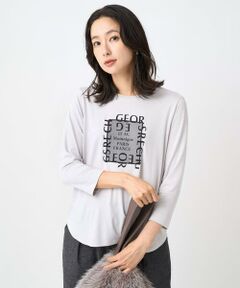 GEORGES RECH / ジョルジュ・レッシュ カットソー | ベア天竺ロゴプルオーバー