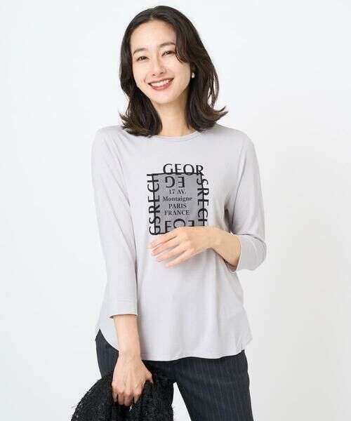 GEORGES RECH / ジョルジュ・レッシュ カットソー | ベア天竺ロゴプルオーバー | 詳細1